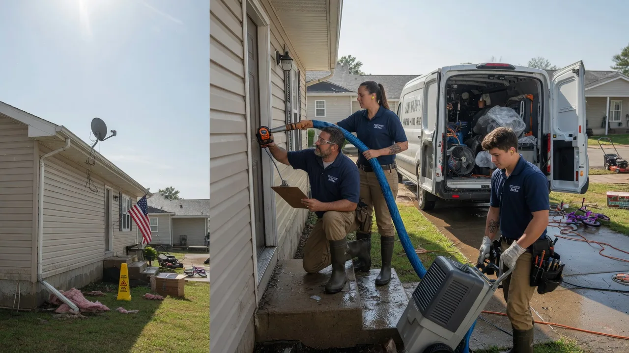 Ceiling Water Damage Restoration in Riverdale, ND near me